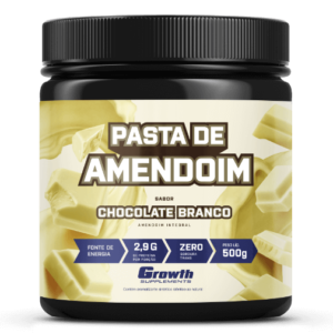 PASTA DE AMENDOIM SABOR CHOCOLATE BRANCO 500G