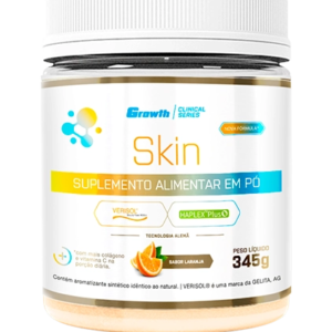 Growth Skin 345g (Colágeno tipo 1 + Colágeno VERISOL® + Ácido Hialurônico + Vitamina C)
