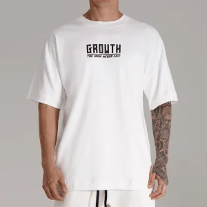 CAMISETA BRANCA GROWTH OVERSIZED ONE MORE REP - GROWTH SUPPLEMENTS