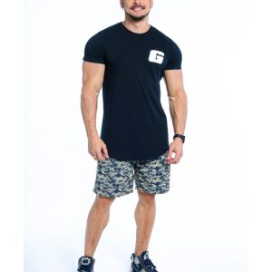 CAMISETA LONG PRETA GROWTH VERTICAL - GROWTH SUPPLEMENTS