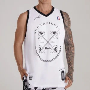 REGATA BASQUETE BRANCO BODYBUILDING 2009 GROWTH - EDIÇÃO ESPECIAL