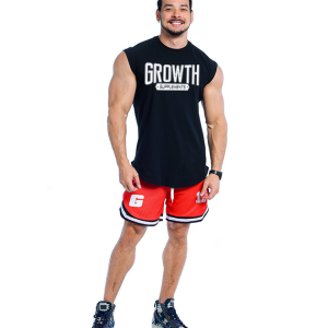 REGATA MACHÃO PREMIUM CAIXA ALTA PRETA - GROWTH SUPPLEMENTS